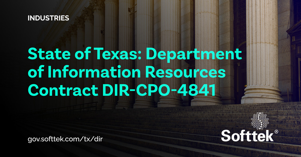 State of Texas Department of Information Resources Contract & DIRCPO4841