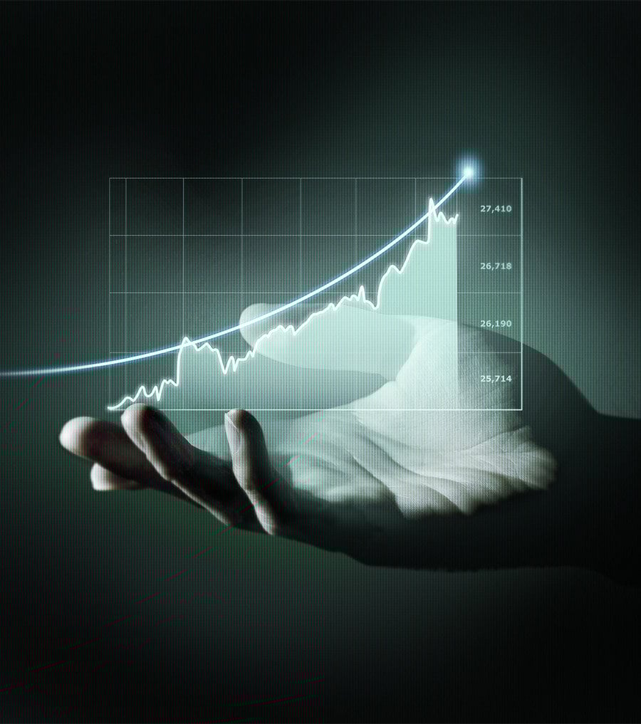 business-concept-with-graphic-holography